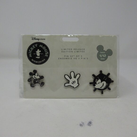Disney Mickey Mouse Memories Pin Set January 2018 Limited Edition series 1/12 - Picture 3 of 6